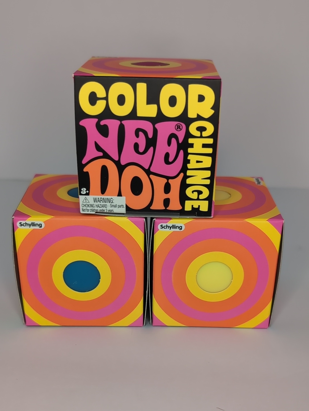 Needoh Color Change - Pink, Yellow, Blue